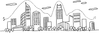 도시의 다양한 모습 구현